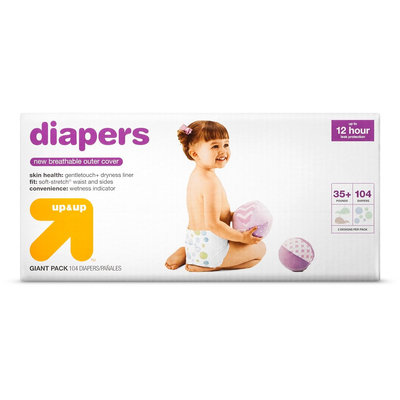Diapers Giant Pack Size 6 104 ct - up & up, White