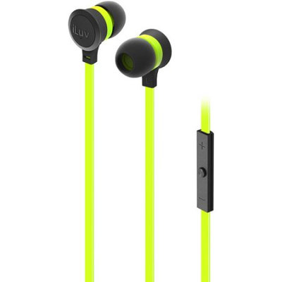 iLuv IEP335GRNN Neon Sound Highperform Earphoneaccs Green