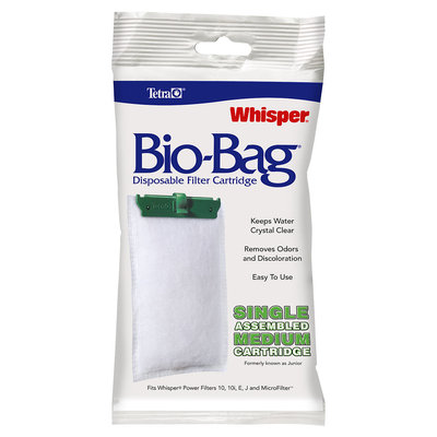 Tetra Whisper Bio-Bag Disposable Filter Cartridge, Medium, Pack of 1 cartridge