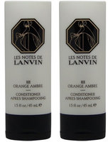 Les Notes de Lanvin Orange Ambre Conditioner Lot of 2 Bottles. Total of 3oz (Pack of 2)