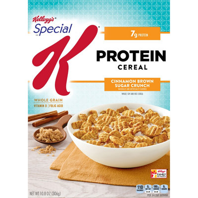 Special K Protein Cinnamon Brown Sugar Crunch Cereal - 12 oz - Kellogg's