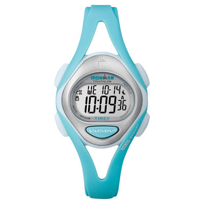 Women's Timex Ironman Sleek 50 Lap Digital Watch - Blue, Mint Green
