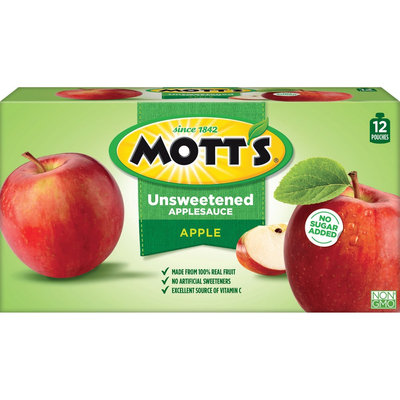 Mott's Snack & Go Natural Applesauce 3.2 oz 12 ct