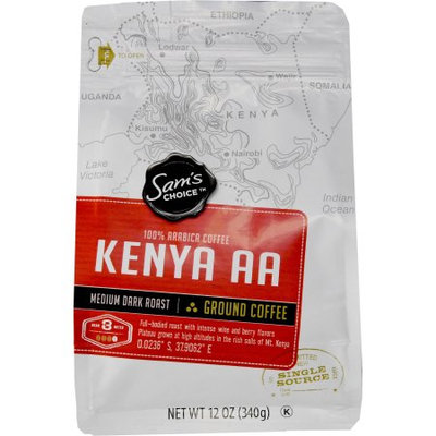 Ims International Marketing Sy Samâ s Choice Kenya AA Ground Coffee, Medium Dark Roast, 12 oz