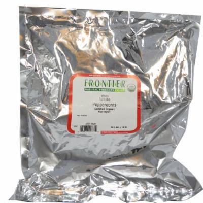 Frontier Bulk Peppercorns White, CERTIFIED ORGANIC, 1 lb. package