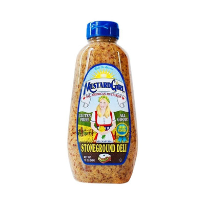 Olds Products Mustard Girl Stoneground Deli Gluten Free Mustard 12 oz