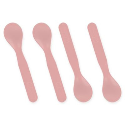 Pacific Baby 585 Bamboo Feeding Spoon - Orange Pack of 4