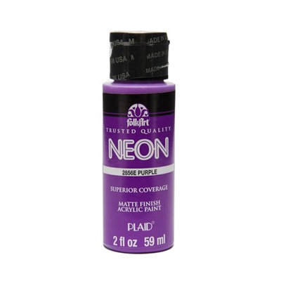 Folk Art 2856 Neon 2-Ounce Acrylic Paint, Neon Purple
