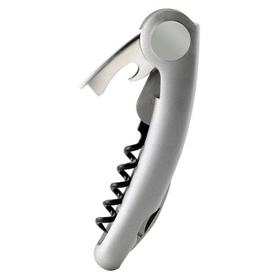 Houdini Deluxe Magnetic Waiter's Corkscrew, Silver