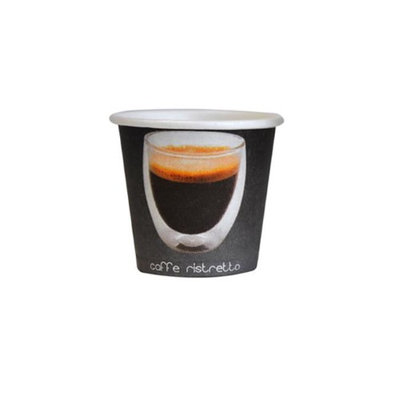 Packnwood 210GCRIS2 2.4 oz Paper Ristretto Cup 2.05 x 1.9 in.