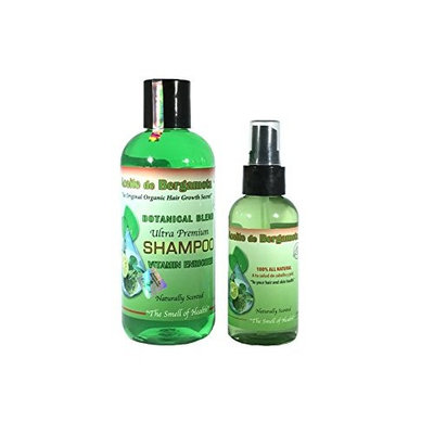Bergamot Shampoo and Bergamot Oil, Aceite de Bergamota y Shampoo de Bergamota 100 Natural Product, Eco Friendly