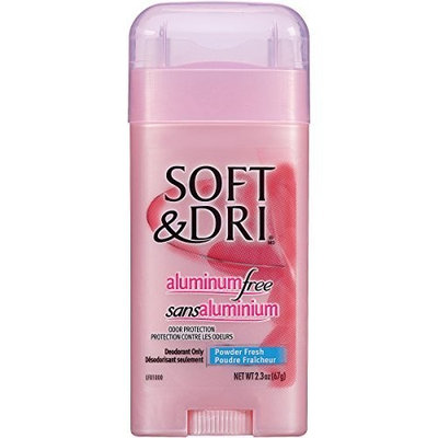 Soft & Dri Aluminum Free Deodorant Powder Fresh, 2.3oz by Soft & Dri
