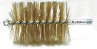 TOUGH GUY 3EDJ9 Tube Brush, Dia 3 1/2,1/4 MNPT, Length 8