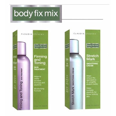 Claudia Stevens Body Fix Mix - Deluxe 2 Piece Skin Firming and Smoothing Set