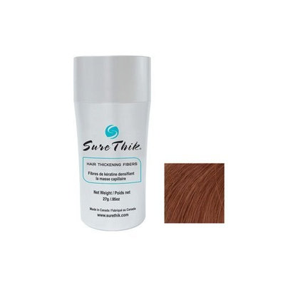 SureThik Hair Thickening Fiber, 100% Organic Keratin Natural Building Fibers, 30 G, Auburn