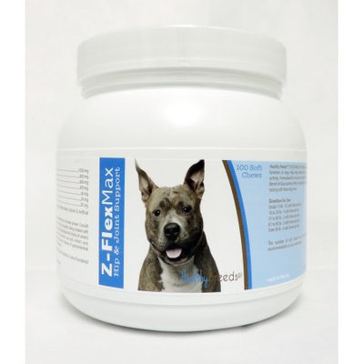Healthy Breeds 840235100928 American Staffordshire Terrier Z-Flex Max Hip & Joint Soft Chews - 100 Count