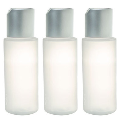 JUVITUS Disc Cap Travel Refillable Bottles - 2 oz (3 Pack)