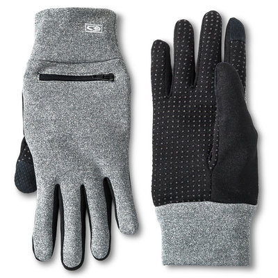 C9 Champion Women's Touch Screen Zipper Gloves Heather (Grey) S/M