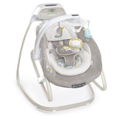 Ingenuity Full-size Swing 2-in-1 Soothing Solution - Rowan, Gray