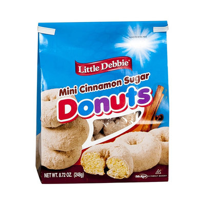 Mckee Foods Little Debbie Cinnamon Sugar Bagged Mini Donuts 8.72oz