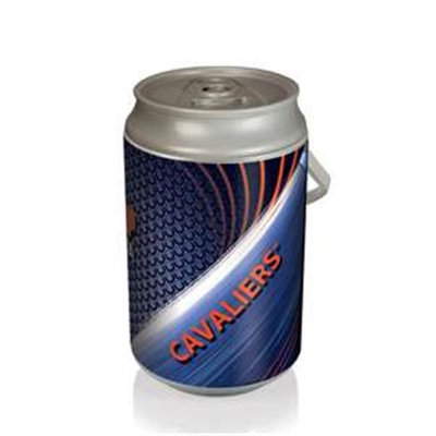 Picnic Time 686-00-000-594-0 Mega University of Virginia Cavaliers Digital Print Can Cooler in Silver/Gray