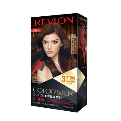 Revlon Luxurious Colorsilk Buttercream Haircolor Vivid Colors Collection - 45RG Vivid Bright Bronze - 7.3 oz
