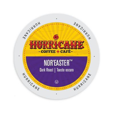 Single Cup Coffee Hurricane Coffee And Tea Nor'Easter, Rainforest Alliance, Single Serve Cup Portion Pack for Keurig K-Cup Brewers
