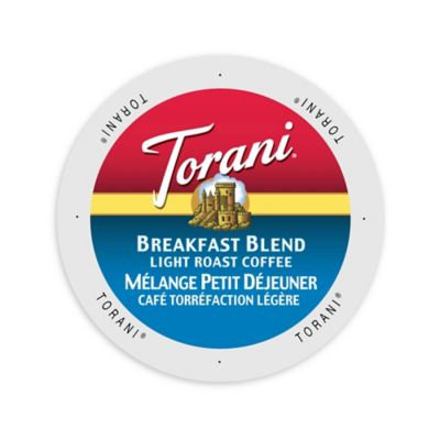 Single Cup Coffee Torani Coffee Breakfast Blend Single-serve Keurig K-cup Portion Pack
