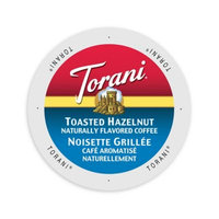 Single Cup Coffee Torani Coffee Toasted Hazelnut, Single Serve Cup Portion Pack for Keurig K-Cup Brewers