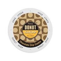 Single Cup Coffee Authentic Donut Shop Blend Chocolate Chip Cookie, Single Serve Cup Portion Pack for Keurig K-Cup Brewers