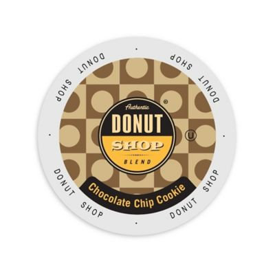 Single Cup Coffee Authentic Donut Shop Blend Chocolate Chip Cookie, Single Serve Cup Portion Pack for Keurig K-Cup Brewers