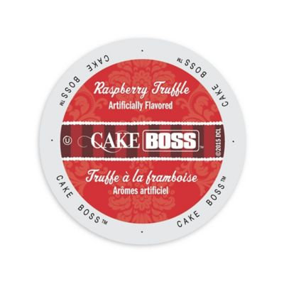 Single Cup Coffee Cake Boss Coffee Raspberry Truffle Single-serve Cup Portion Pack for Keurig K-Cup Brewers