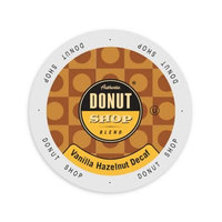 Single Cup Coffee Authentic Donut Shop Blend Vanilla Hazelnut Decaf, Single Serve Cup Portion Pack for Keurig K-Cup Brewers