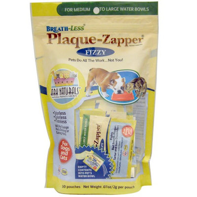 Ark Naturals, Breath-Less, Plaque-Zapper, Fizzy, For Dogs & Cats, 30 Pouches, .07 oz (2 g) Each
