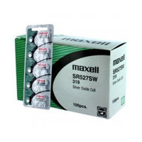 100 pc Maxell SR527SW SR64 319 SR527 Silver Oxide Watch Battery