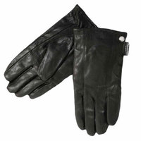 Mens Soft Black Leather 3M Thinsulate Winter Gloves