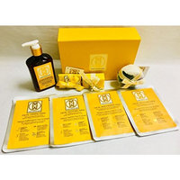 OMM Collection 8 Piece Set Cacao Foncé Spa Package-Facial Masks(4 Pieces)-Dead Sea Mud Shampoo Bar(3oz)-Alpaca Goat Milk Body Bar-Tuberose Facial Bar(1.5oz)-Hand and Body Milk Creme Wildflower(8oz)