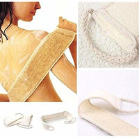 Sale Loofah Back Strap Exfoliating Body Bath Shower Sponge brush Scrubber