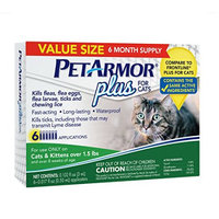 PetArmor Plus for Cats, All Sizes, 6-Count