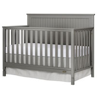 Dream On Me Industries Inc Dream On Me 728-SGY Alexa 5 in 1 Convertible Crib Silver Grey