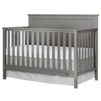 Dream On Me Industries Inc Dream On Me 728-SGY Alexa 5 in 1 Convertible Crib Silver Grey