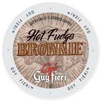 Single Cup Coffee Guy Fieri Coffee Hot Fudge Brownie, Single Serve Cup Portion Pack for Keurig K-Cup Brewers