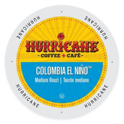 Single Cup Coffee Hurricane Coffee And Tea Colombia El Ni o, Rainforest Alliance, Single Serve Cup Portion Pack for Keurig K-Cup Brewers