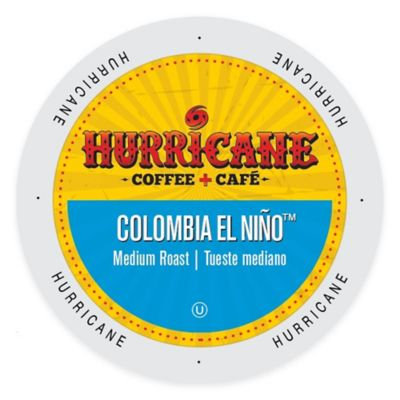 Single Cup Coffee Hurricane Coffee And Tea Colombia El Ni o, Rainforest Alliance, Single Serve Cup Portion Pack for Keurig K-Cup Brewers