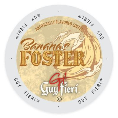 Single Cup Coffee Guy Fieri Coffee Bananas Foster, Single-serve Cup Portion Pack for Keurig K-Cup Brewers