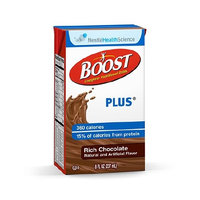 Boost Plus Rich Chocolate 8 oz. Carton Ready to Use 360 Cal 6 Cases of 27