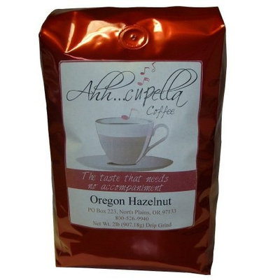 Ahh..Cupella Premium Gourmet Oregon Hazelnut whole bean coffee, 32oz bag