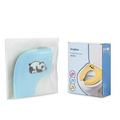 Jerrybox Foldable Travel Potty Seat for Babies, Toddlers Potty Seat, Toilet Training with Carrying Bag