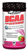 Extreme Edge BCCA=Glutamine Strawberry Kwi Flavor Bluebonnet 375 gram Powder