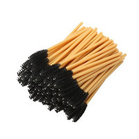 Shintop 100pcs Disposable Eyelash Brushes, Eyelash Mascara Wands Makeup Applicators (G